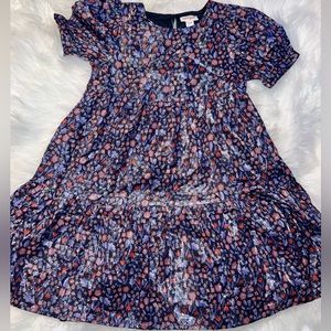 Fall and Winter Dressy Metallic Dress NWOT, layered pocket dress, floral